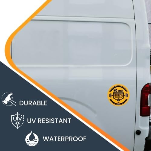 Magnet Me Up Customizable 30 Mil Round Magnet- 6”, Weatherproof Car Magnet for Businesses, Sports Teams, Fundraiser, Personal Expression- Custom Text & Logo- Strong Magnetic Vinyl for Vehicles