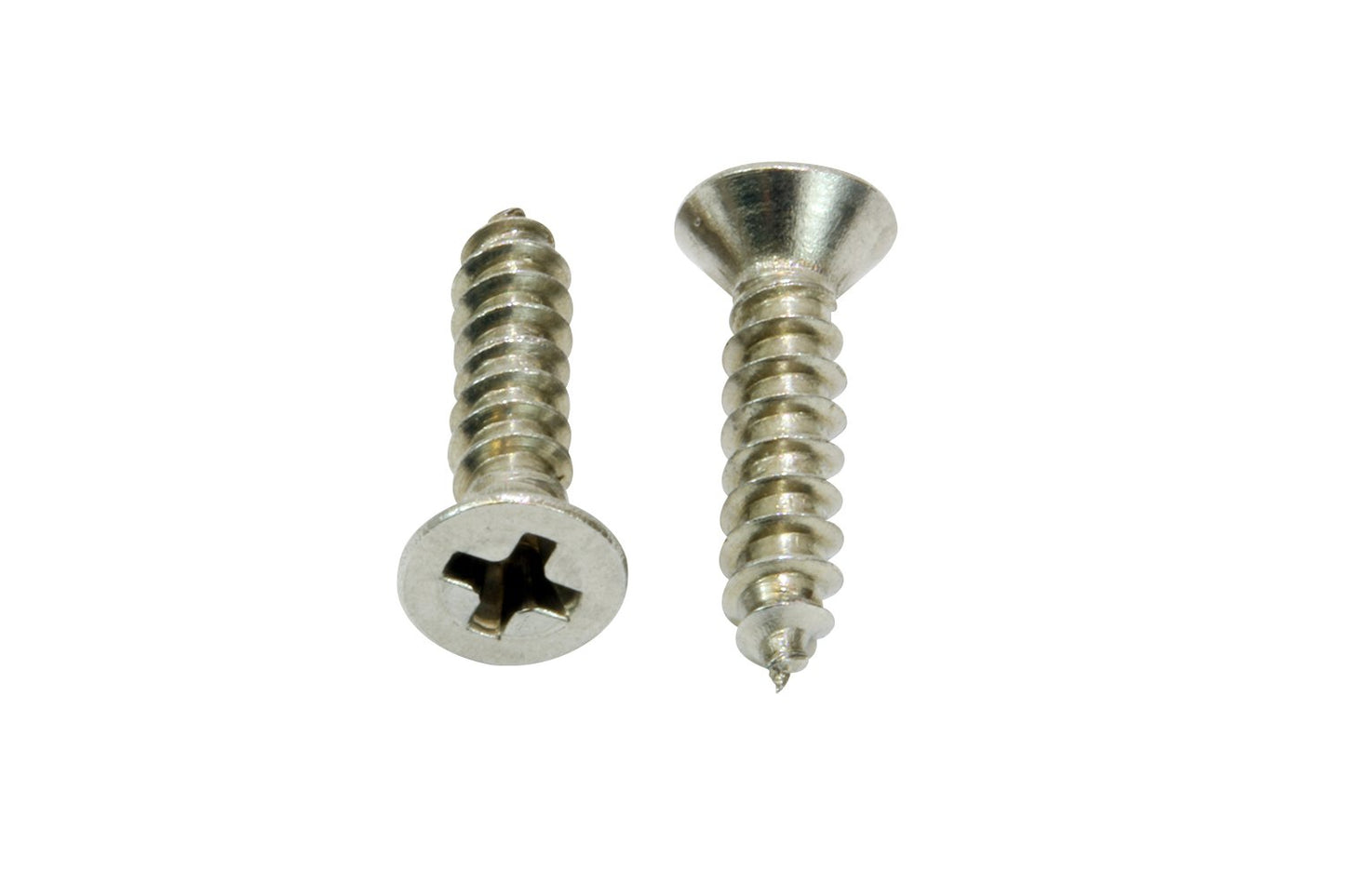 #4 x 3/4" Stainless Flat Head Phillips Wood Screw, (100 pc), 18-8 (304) Stainless Steel Screws by Bolt Dropper, Glasses Screws