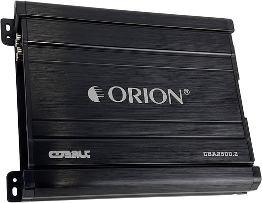 Orion Cobalt Series CBA2500.2 High Efficiency 2-Channel Class A/B Amplifier for Car Audio Stereo - 2500W High Output, 2/4 Ohm Stable, Adjustable Low/High Pass, Bass Boost, MOSFET Power Supply.