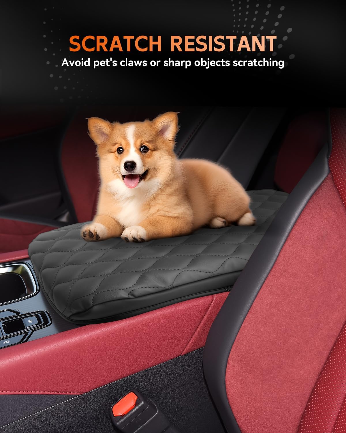 CDEFG for 2023-2025 Lexus RX 350/350h/ 450h+/ 500h F Sport Center Console Cover Armrest Box Cover for RX350 RX350h RX450h RX500h 2023 2024 2025 Accessories Console Arm Rest Protector